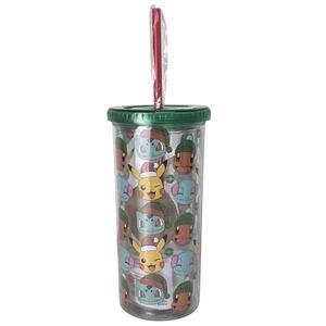Pokemon Character Tumbler with Straw 20oz